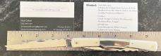 Beautiful Graham Clayton Digby's Kelham Island Large Ivory 2 Blade Folding Knife, Sheffield England