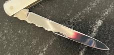 Beautiful Graham Clayton Digby's Kelham Island Large Ivory 2 Blade Folding Knife, Sheffield England