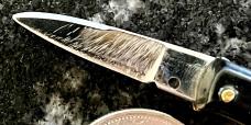 Rare Miniature Ackermannchen Switchblade Knife, INOX Over Patent, By Donimo Mazzoli In Italy 