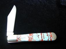 Weed & Co. 2021 Pantina Acrylic 1st Year Hunter Knife 1 of 3 Cooper Cutlery 7100P USA Made