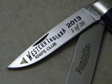 Remington USA 2013 Western IN Knife Club Cocobolo Wood R1128 Bullet Trapper Knife 