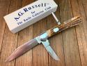 A.G. Russell Folding Hunter Sambar Stag Early 90’s Seki Japan 
