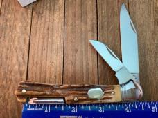 A.G. Russell Folding Hunter Sambar Stag Early 90’s Seki Japan 