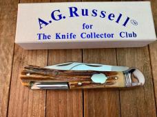 A.G. Russell Folding Hunter Sambar Stag Early 90’s Seki Japan 