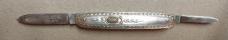 3 3/8" Flylock Nickel Silver Double Blade with Etch.