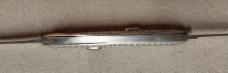 3 3/8" Flylock Nickel Silver Double Blade with Etch.