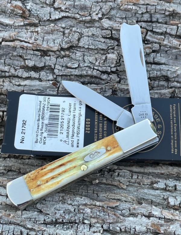 CASE XX ** SFO 2024 CAMPFIRE BONE RAZOR