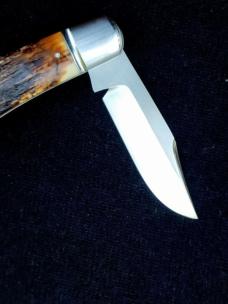 Bobby Toole Bark Mammoth Ivory Lanny Clip..Cpm154...4 closed...integral fluted bolsters..coa & pouch