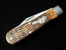 Great Eastern Cutlery GEC Jigged Brazilian Cherry Wood Beaver Tail Horse Rancher Knife 391224 NIT