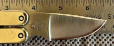 Vintage Parker Mini Balisong Butterfly Knife, Improved Elk Horn Handle, Japan, Unused 