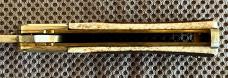 Vintage Parker Mini Balisong Butterfly Knife, Improved Elk Horn Handle, Japan, Unused 