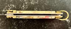 Rare Dagger Blade Bullfighter Lever Lock Switchblade Knife, Japan