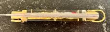 Dagger Blade Mexico Bullfighter Lever Lock Switchblade Knife, Japan
