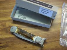 Hubertus Knife Shellpuller Patronenzieher Solingen Germany Stag/Antler Large Size 11 UNUSED NIB.