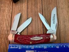 Winchester 4 Blade Sowbelly Stockman Red Winchester Jigged Bone 1998