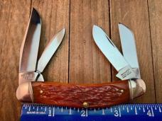 Winchester 4 Blade Sowbelly Stockman Rifle Shield Series Burnt Orange Winchester Jigged Bone 1998