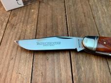 Winchester 4 Blade Sowbelly Stockman Rifle Shield Series Burnt Orange Winchester Jigged Bone 1998