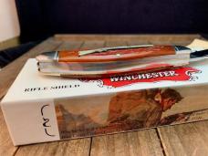 Winchester 4 Blade Sowbelly Stockman Rifle Shield Series Burnt Orange Winchester Jigged Bone 1998