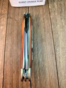 Winchester 4 Blade Sowbelly Stockman Rifle Shield Series Burnt Orange Winchester Jigged Bone 1998