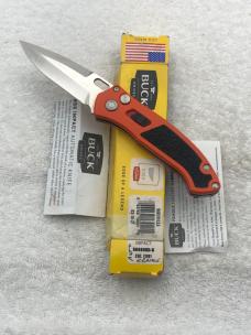 Buck Impact Push Button Automatic Knife 0898ORS New In Box Made In USA Discontinued