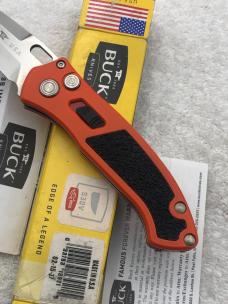 Buck Impact Push Button Automatic Knife 0898ORS New In Box Made In USA Discontinued