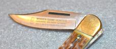 Wingen/Puma Folder Lock Back 1970's Gnarly Stag Never Used Mint Blade Tight 4 1/4" Closed 