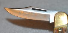 Wingen/Puma Folder Lock Back 1970's Gnarly Stag Never Used Mint Blade Tight 4 1/4" Closed 
