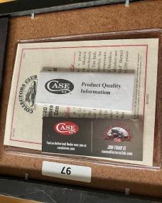 CASE BRADFORD MUSKRAT IN FACTORY DISPLAY