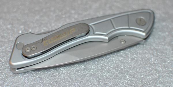 Boker Solingen Germany Mint Sock Drawer Knife With Boker Clip Alu 440c 4 1/4" Closed Voros Design Boker Solingen Germany Mint Sock Drawer Knife With Boker Clip Alu 440c 4 1/4" Closed Voros Design