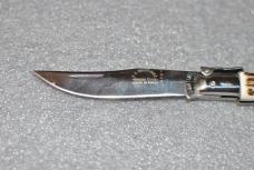 Navaja J.J. Martinez Santa Cruz Spain Mint Mirror Polish Stag 3 3/4" Closed