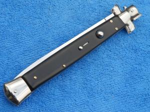 "sale"- 13" Classic Italian Stiletto ebonywood handles and Dagger grind blade