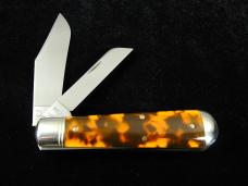 Great Eastern Northfield Cutlery Smooth Tortoise Acrylic Oil Field Jack Knife 861219 Made In USA
