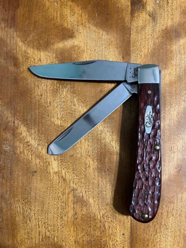 Case Large Trapper, Jigged Rosewood