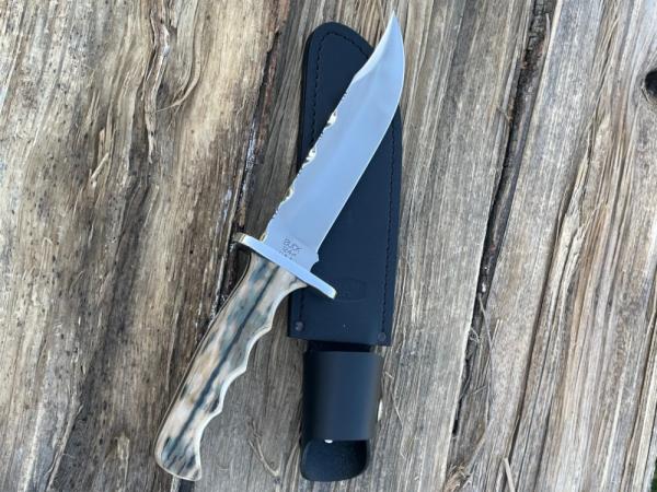 BUCK CUSTOM 124 FRONTIERSMAN CUSTOM LEROY REMER MAMMOTH IVORY
