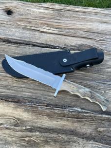 BUCK CUSTOM 124 FRONTIERSMAN CUSTOM LEROY REMER MAMMOTH IVORY