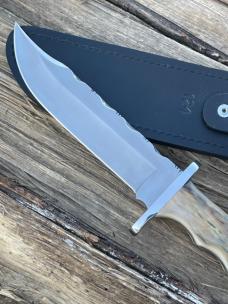 BUCK CUSTOM 124 FRONTIERSMAN CUSTOM LEROY REMER MAMMOTH IVORY