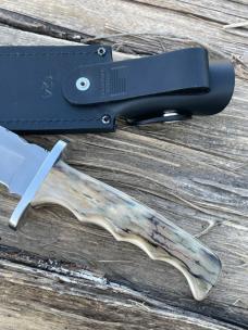 BUCK CUSTOM 124 FRONTIERSMAN CUSTOM LEROY REMER MAMMOTH IVORY