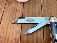 Great Eastern Cutlery Northfield Boys Knife #14 Navy Blue Smooth Bone 2023