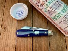 Great Eastern Cutlery Northfield Boys Knife #14 Navy Blue Smooth Bone 2023