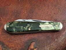 Catskill Knife Company Green Handle Trapper