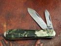 Catskill Knife Company Green Handle Trapper
