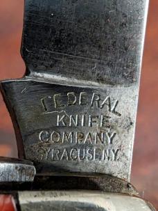 Federal Knife Company 2 Blade Dog Leg Jack