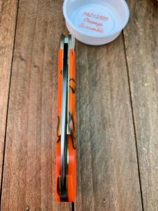 Great Eastern Cutlery Tidioute #56EO Easy Open Dog Leg Jack Orange Scramble Acrylic 2023