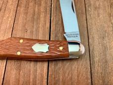 Great Eastern Cutlery Tidioute #56 Easy Open Dog Leg Jack Jigged Natural Linen Micarta 2023