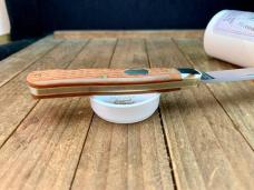 Great Eastern Cutlery Tidioute #56 Easy Open Dog Leg Jack Jigged Natural Linen Micarta 2023