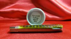 Great Eastern Cutlery 721123LB Green Jigged Bone Lock Back, NEW in the Tube with Button. 