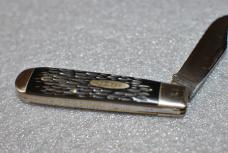 KA-BAR Over USA 1946-48 Jigged Black 2nd Blade No Mark Factory Tight Loud Snap Both Blades