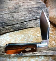 NIB RoseCraft Blades Loosahatchie Jack Yellow Sandalwood RCT010-YW D2 Clip Point