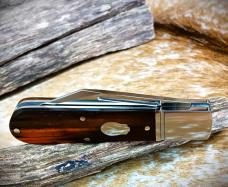 NIB RoseCraft Blades Loosahatchie Jack Yellow Sandalwood RCT010-YW D2 Clip Point