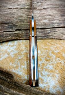 NIB RoseCraft Blades Loosahatchie Jack Yellow Sandalwood RCT010-YW D2 Clip Point